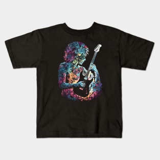 Guitar Player - Guitarist Playing Electric Guitar Kids T-Shirt